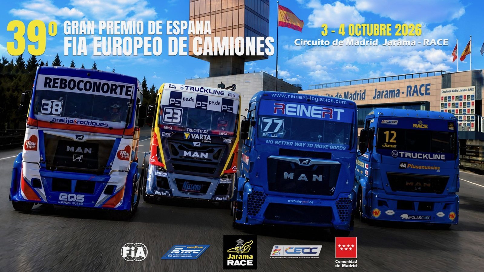 El Jarama ruge este fin de semana con las carreras de camiones El Jarama ruge este fin de semana con las carreras de camiones