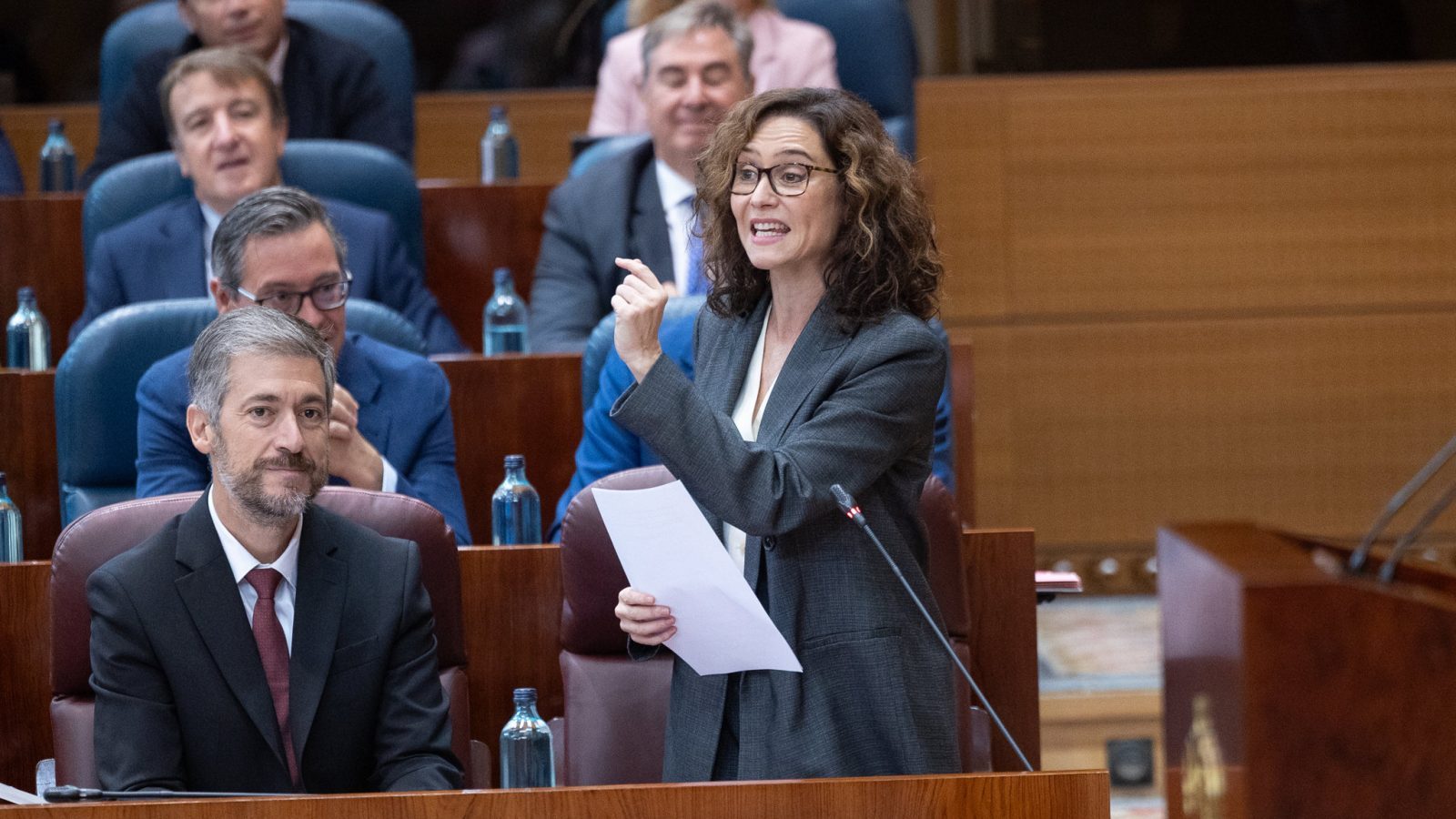 Ayuso acusa al Gobierno de Sánchez del desahucio de Maricarmen
