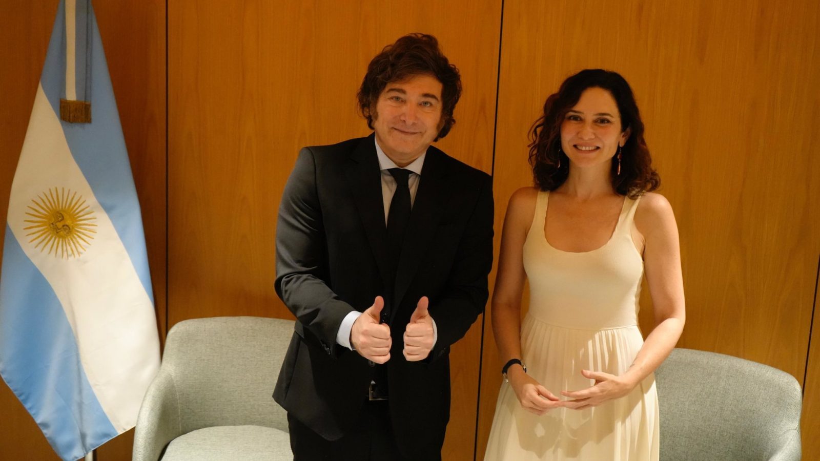 Ayuso se reunirá con Milei este miércoles en Madrid