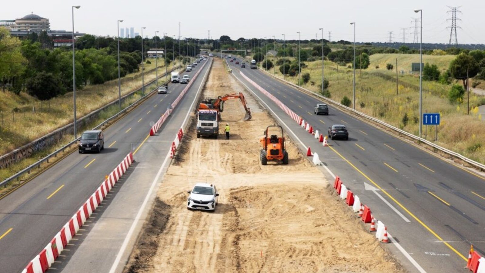 Comienzan las obras de la M-607 entre Cerceda y Colmenar