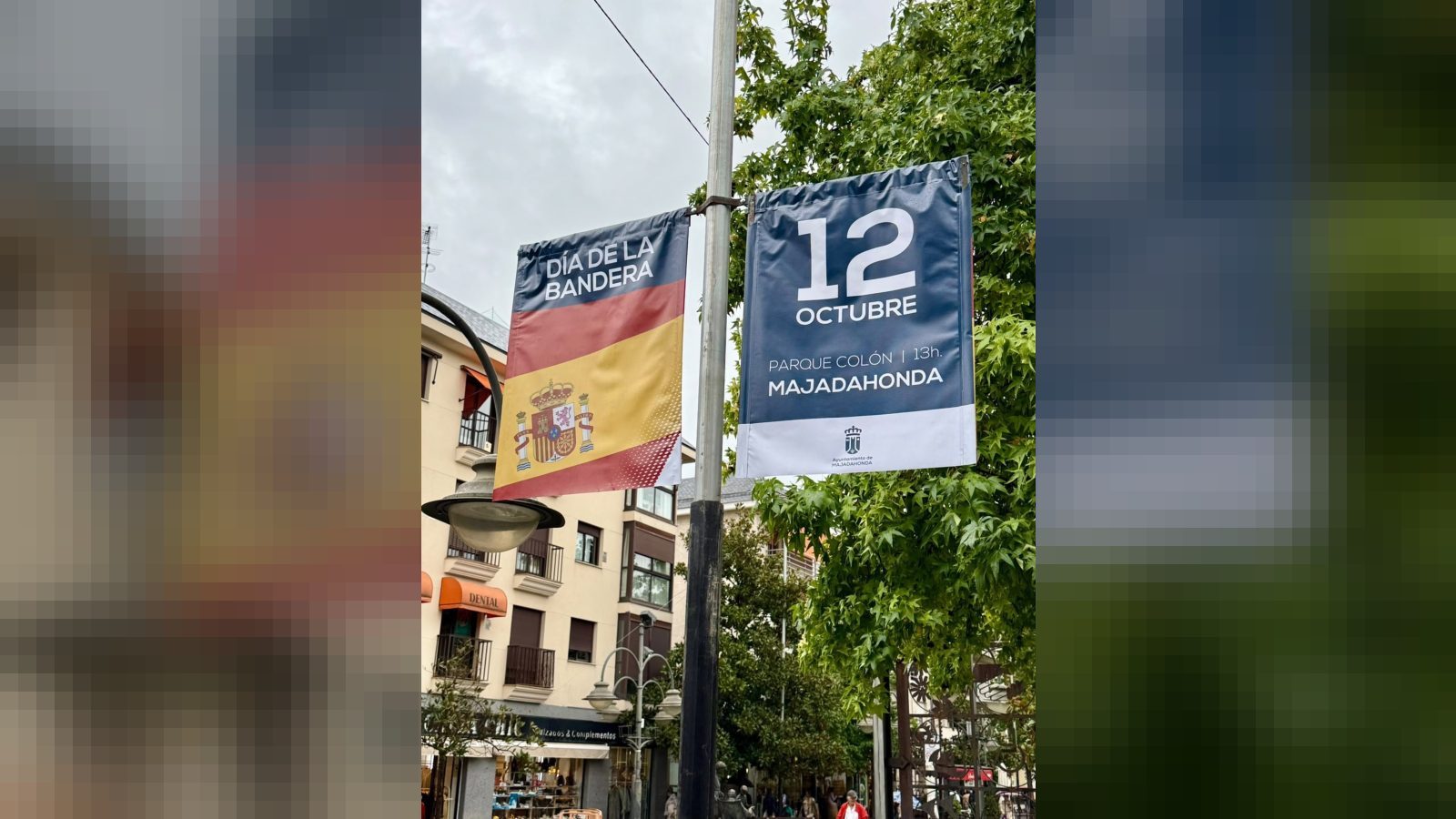 Majadahonda rinde homenaje a la bandera de España