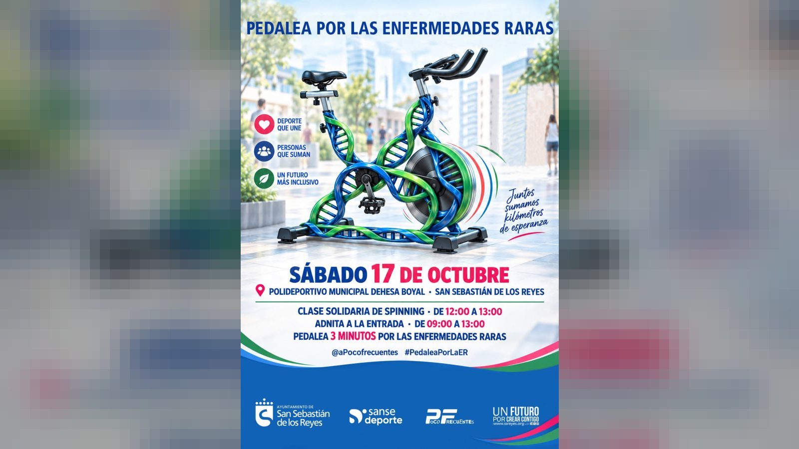 San Sebastián de los Reyes pedalea por las enfermedades raras San Sebastián de los Reyes pedalea por las enfermedades raras