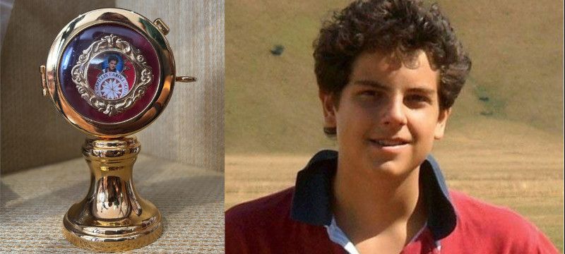 La diócesis de Getafe recibe las reliquias de Carlo Acutis, el joven italiano en proceso de canonización