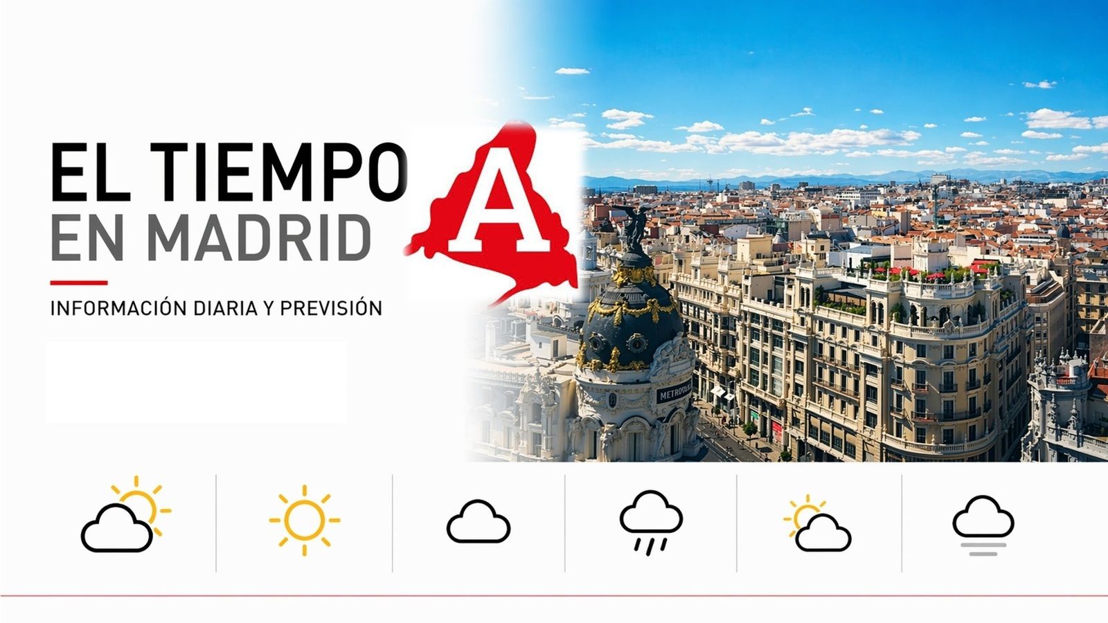 Aemet prevé calima, chubascos débiles en la sierra y temperaturas sin cambios en la Comunidad de Madrid