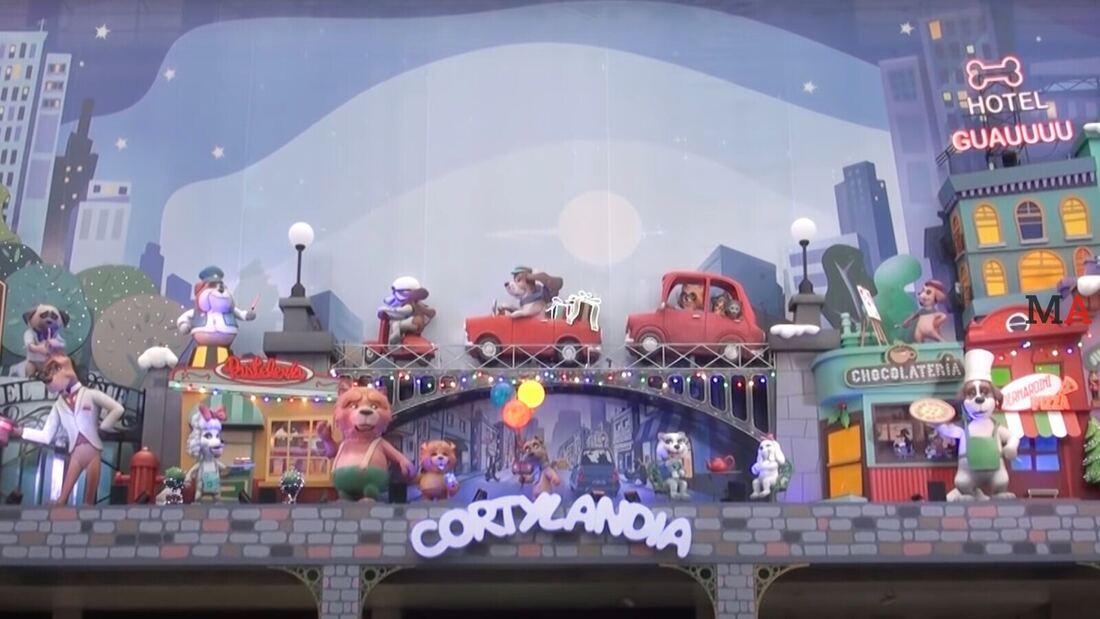 Cortylandia: un encanto navideño que ilumina Madrid cada año