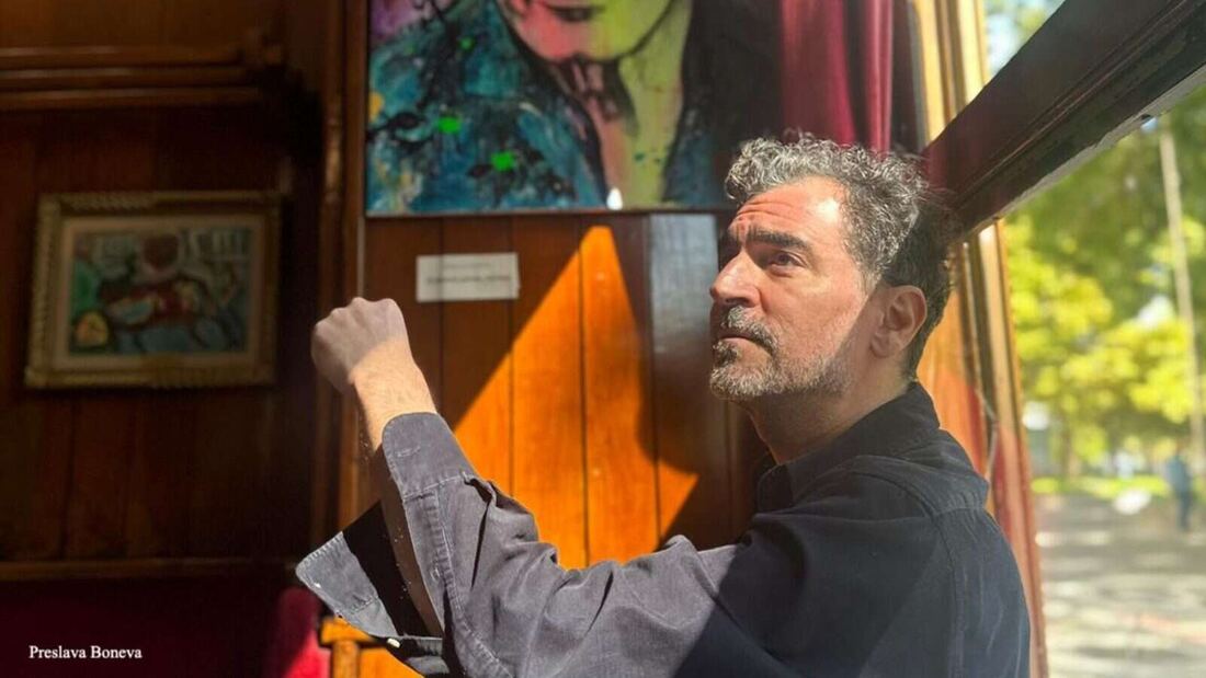El artista David Partida Montoya: “Para mí un cuadro no acaba con el propio cuadro, sino en la acción”
