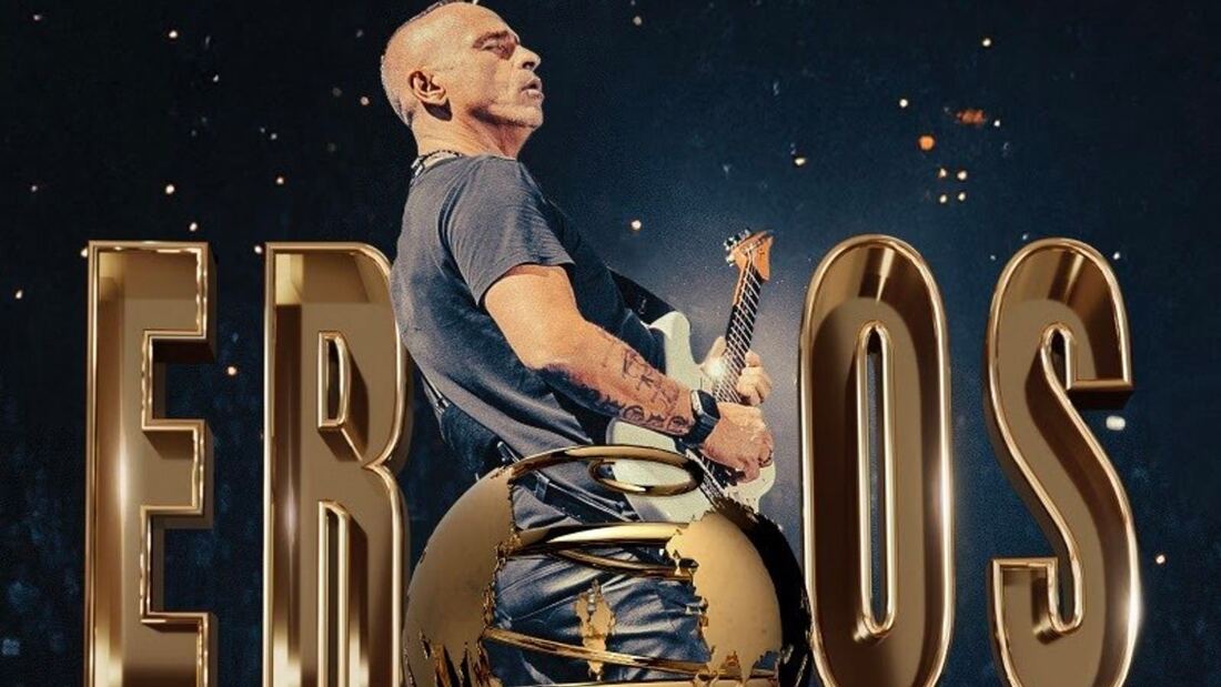 Eros Ramazzotti actuará el 30 de abril de 2027 en el Movistar Arena dentro de su gira por España