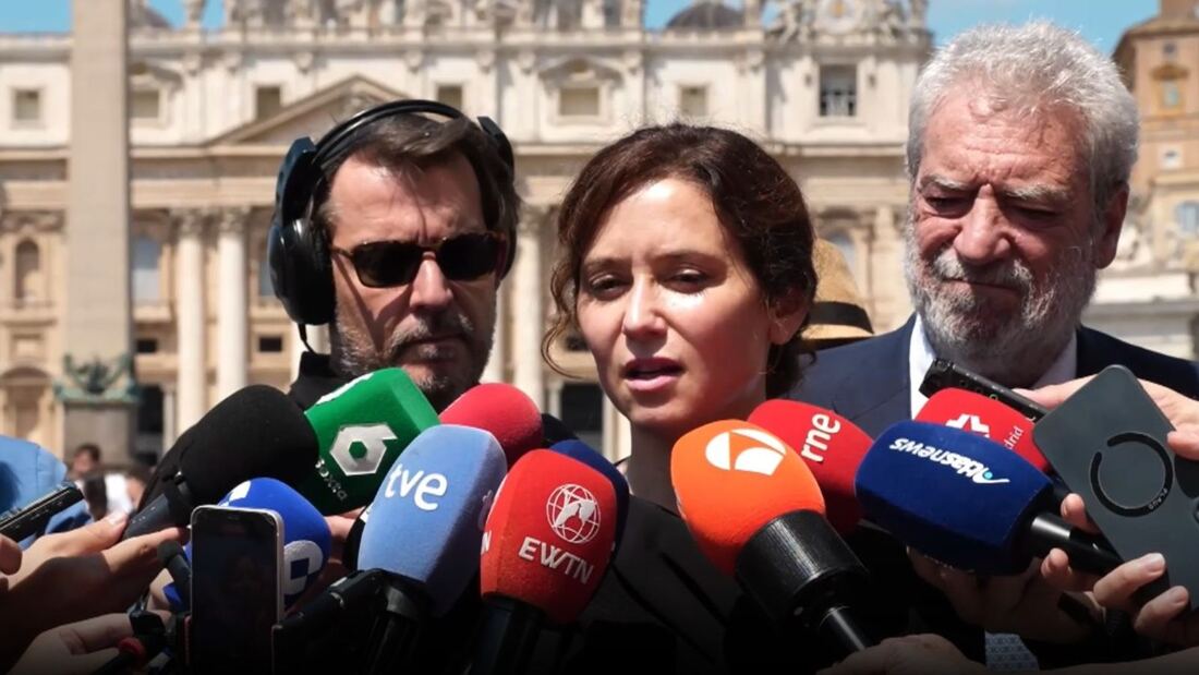 Ayuso aborda con el Papa la hispanidad, los jóvenes y la inteligencia artificial