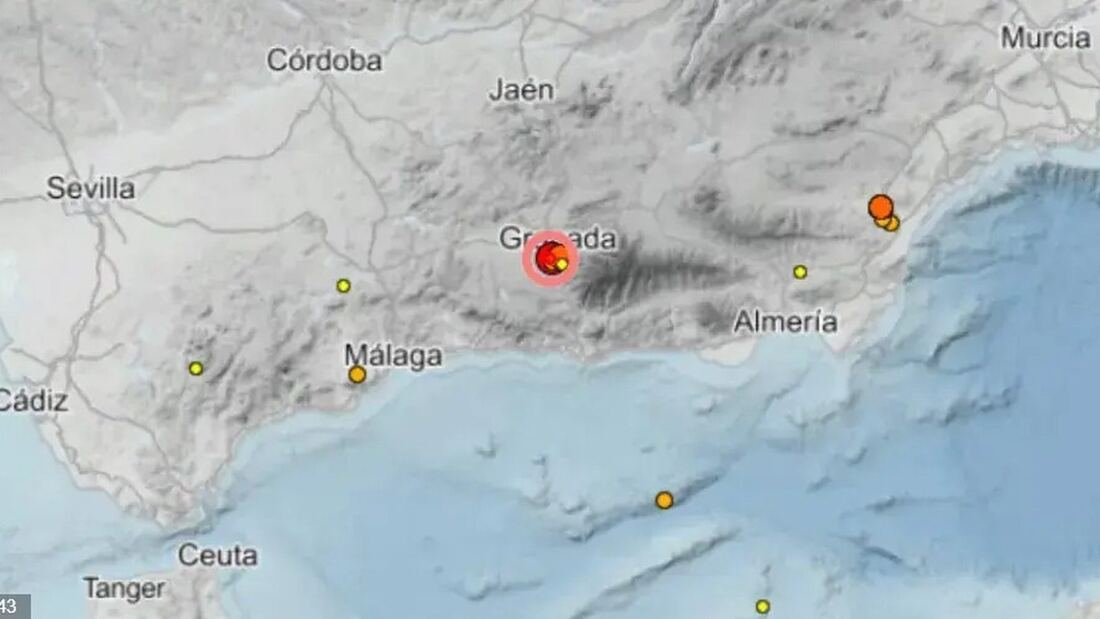 Un terremoto de magnitud 5 sacude Granada y se siente en Madrid
