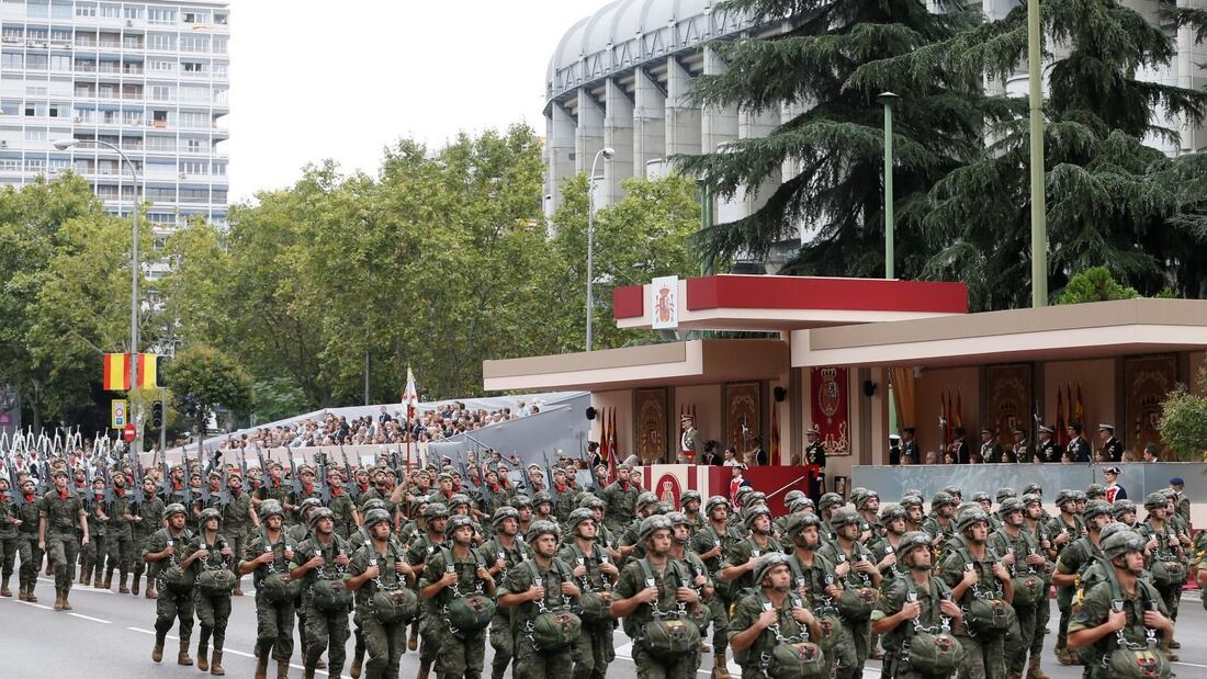 El desfile del 12 de octubre en Madrid