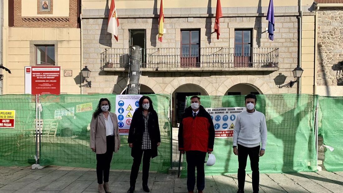 Arrancan las obras de reforma del Ayuntamiento de Collado Mediano para mejorar la accesibilidad y eficiencia energética