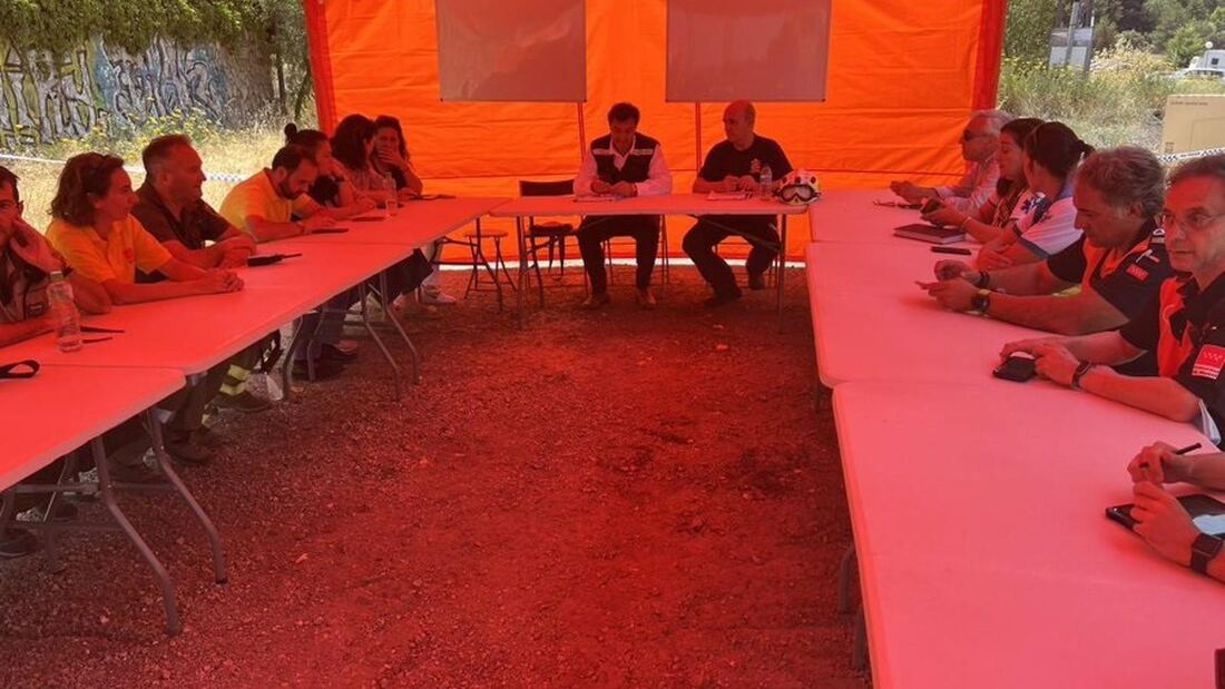 El fuego de Collado Mediano pasa a nivel 0 del Infoma pero aún no está totalmente controlado por el viento