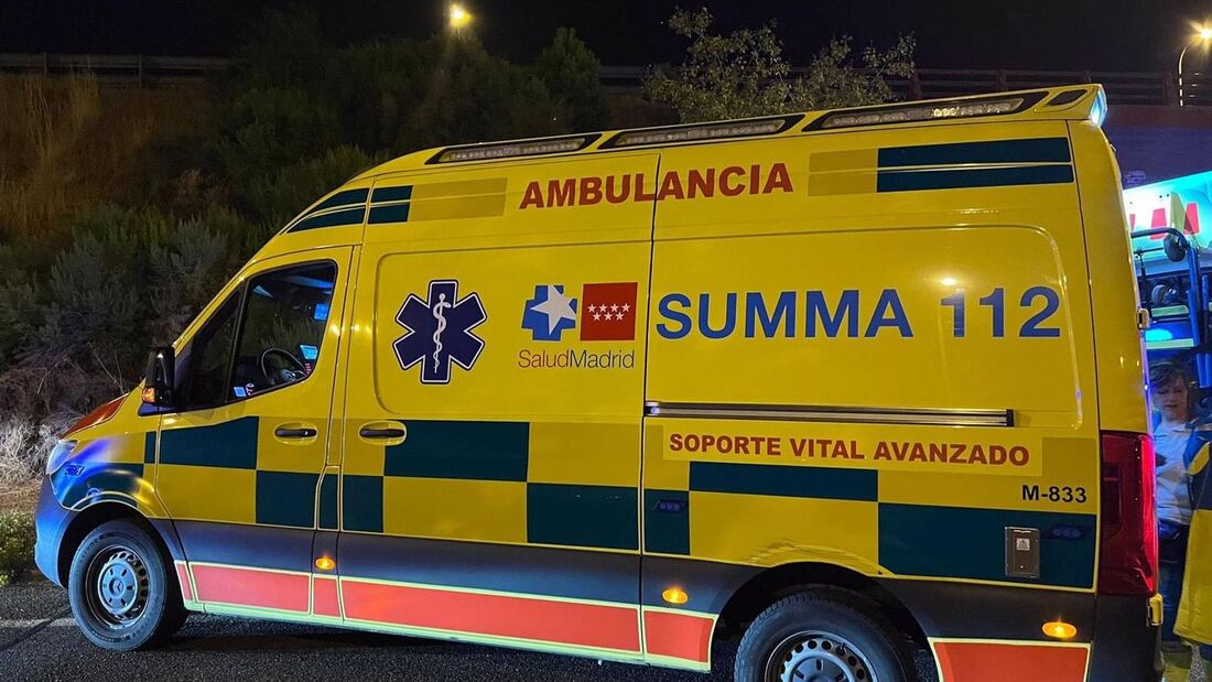 Muy grave un motero de 16 años tras chocar con un turismo en la M-600 en Brunete