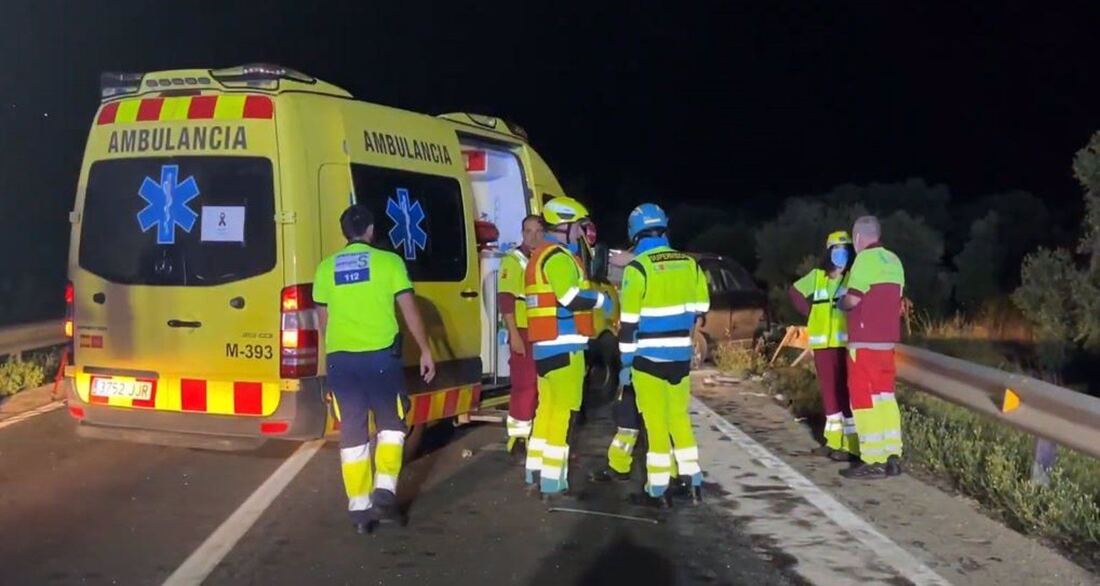Un muerto y dos heridos, uno de ellos grave, en una colisión de vehículos en Los Santos de la Humosa