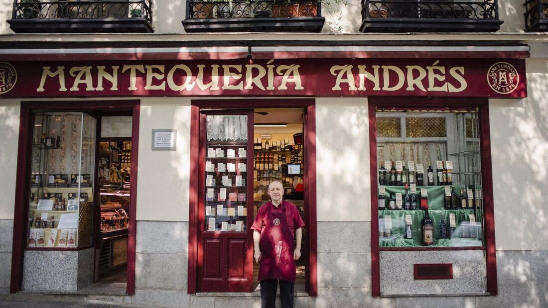 Mantequería Andrés, un museo gastronómico con sello conquense en pleno centro de Madrid con 150 años de historia