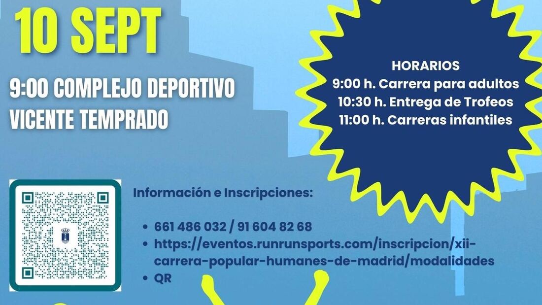 Continúa abierta la inscripción de la XII Carrera Popular de Humanes
