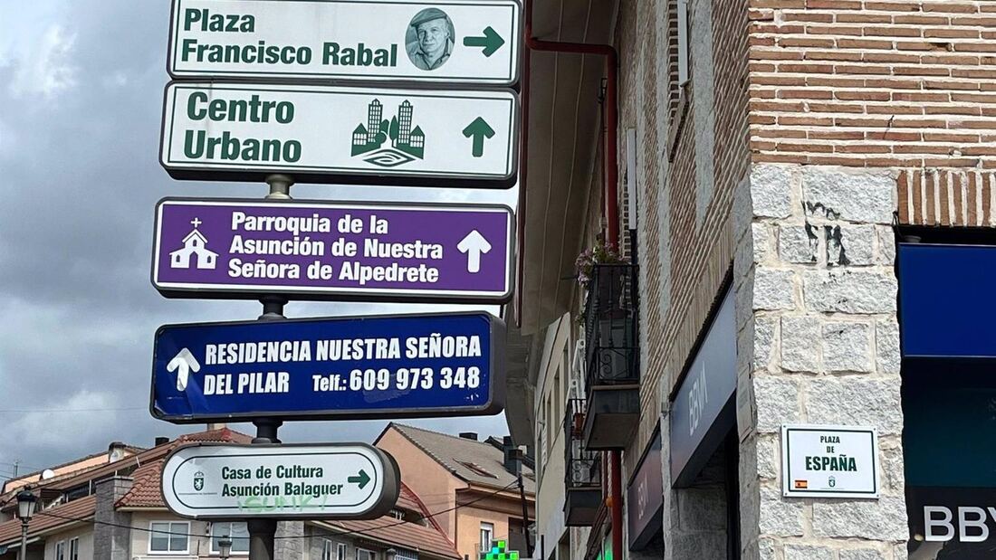 Protesta en Alpedrete por el cambio de nombres en el callejero