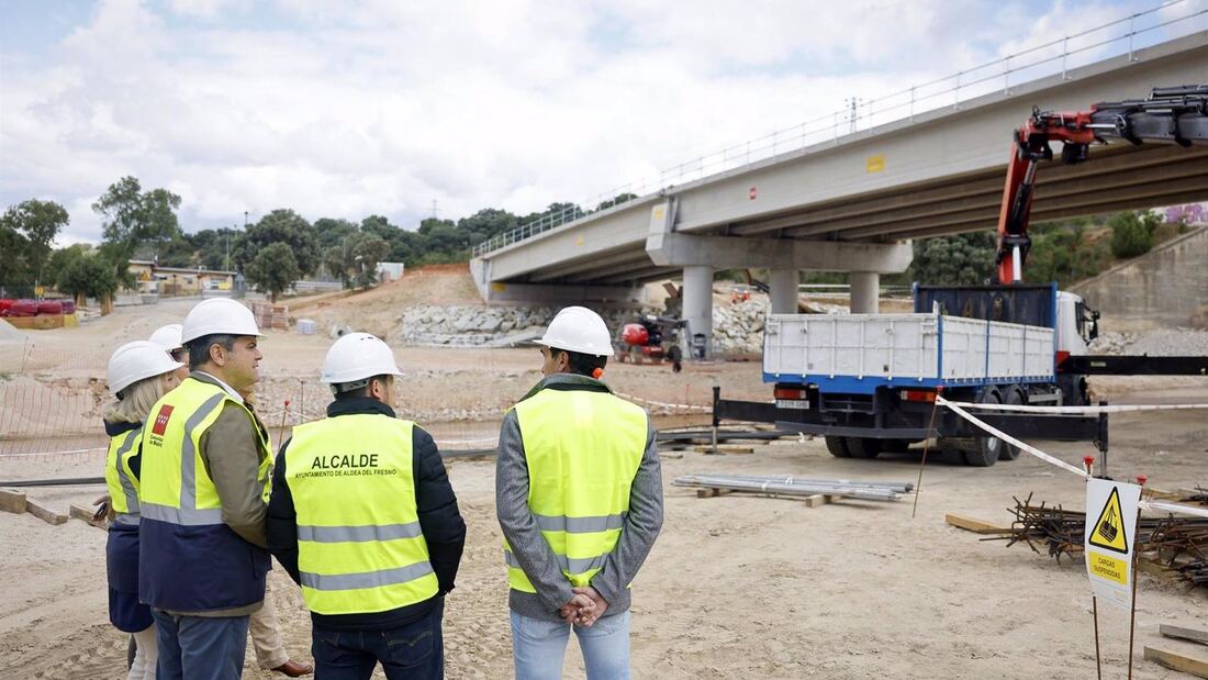 Los tres puentes de Aldea del Fresno afectados por la DANA podrían estar listos en julio