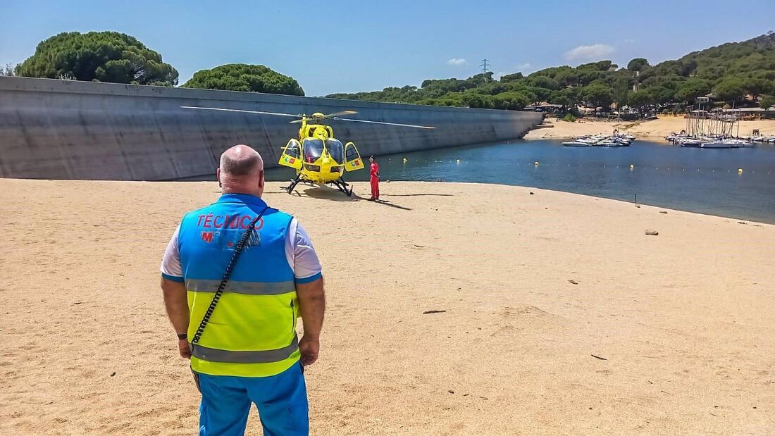 Dispositivo especial de verano en el pantano de San Juan