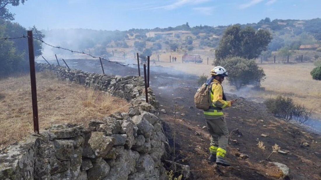Controlado un conato de incendio en Fresnedillas de la Oliva