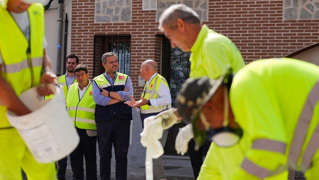 Renovados 12.000m2 de firme en la M-123 a su paso por Valdeolmos-Alalpardo con una inversión de 140.000 euros