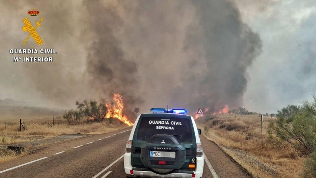 Un vecino de Mejorada del Campo investigado por un incendio en Badajoz
