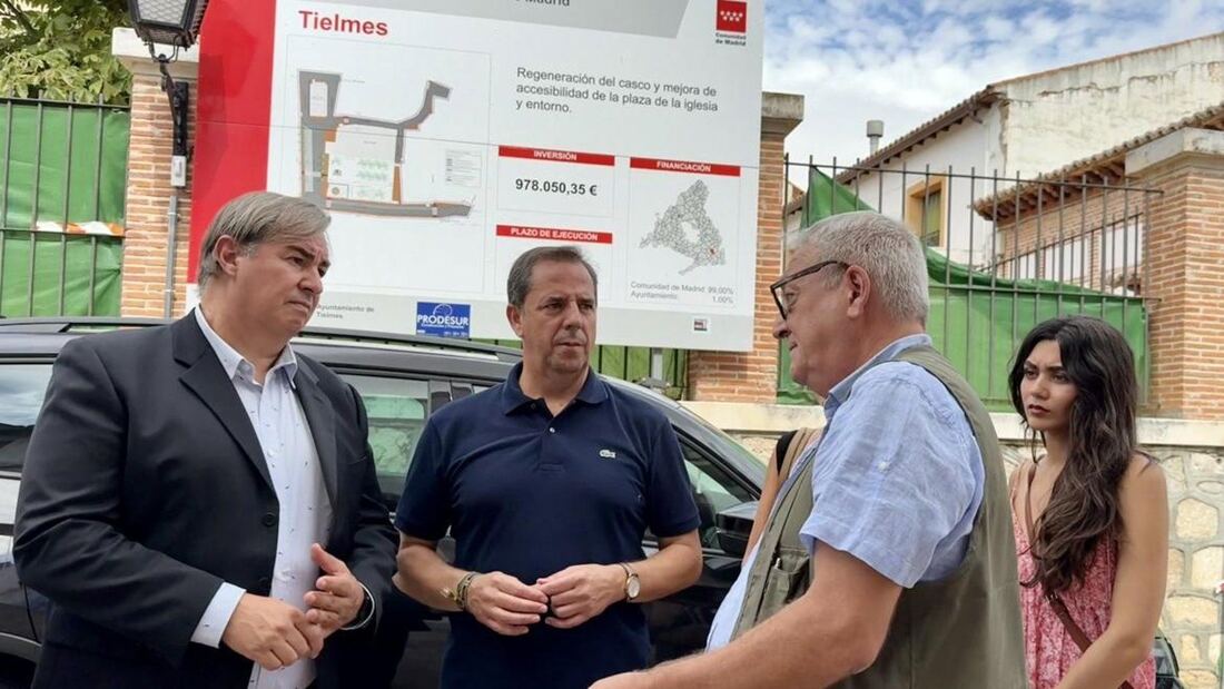 La Comunidad invierte cerca de un millón de euros para embellecer el casco antiguo y eliminar las barreras arquitectónicas en Tielmes