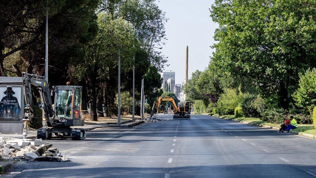 Vecinos de Chamartín exigen el fin de las obras nocturnas del Parque Castellana por el ruido