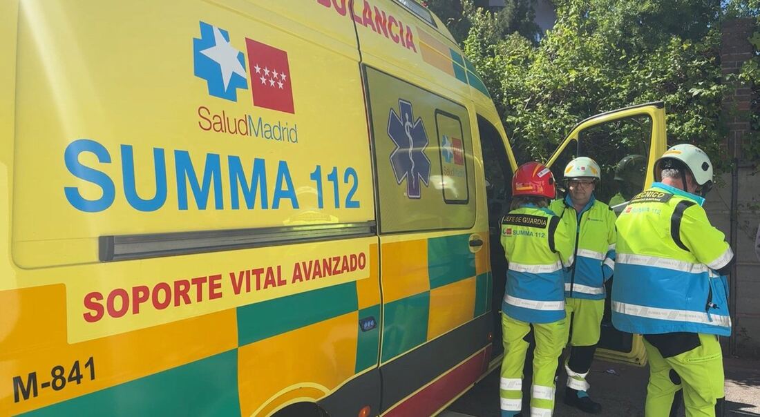 Tres heridos, dos graves, tras un choque frontal entre dos coches en San Martín de Valdeiglesias