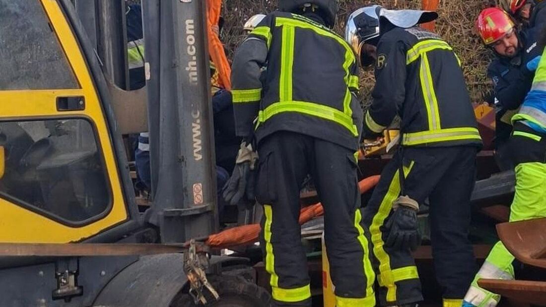 Un hombre de 40 años, herido grave en un accidente laboral en Algete