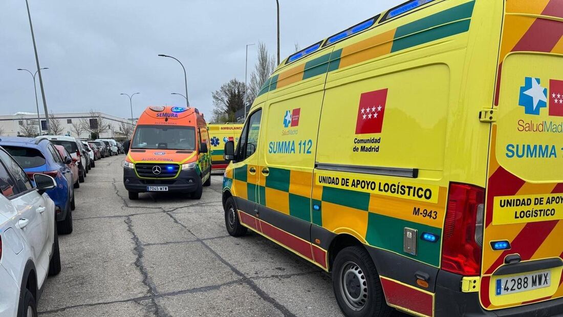 Un hombre resulta herido grave tras caer desde siete metros en una instalación deportiva de Alcobendas