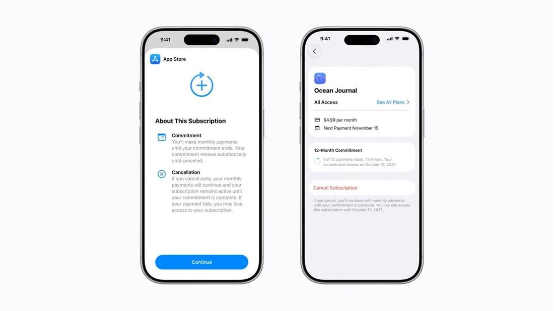 Apple permitirá pagar suscripciones anuales mes a mes