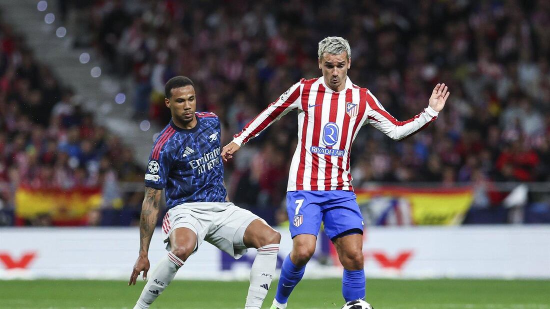El Atlético de Madrid empata ante el Arsenal y deja abierta la semifinal