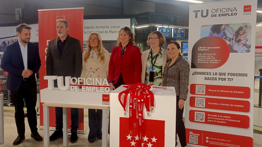 La Comunidad lleva al Metro su portal de empleo para dar visibilidad a ofertas, formación y ayudas