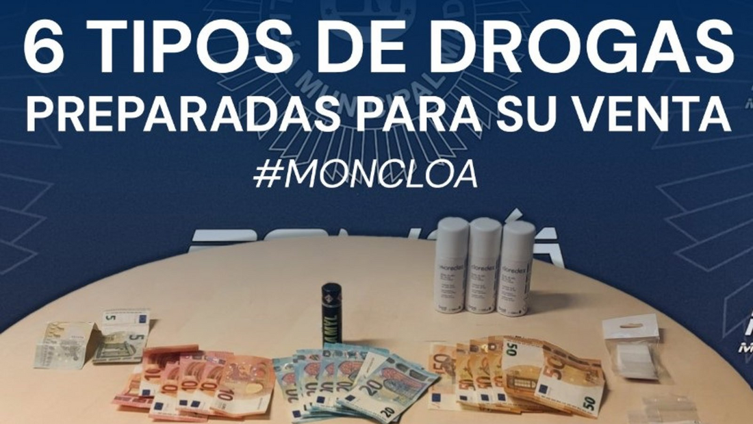 Detenido en Moncloa un hombre con 70 gramos de seis tipos de droga, 500 euros y una balanza