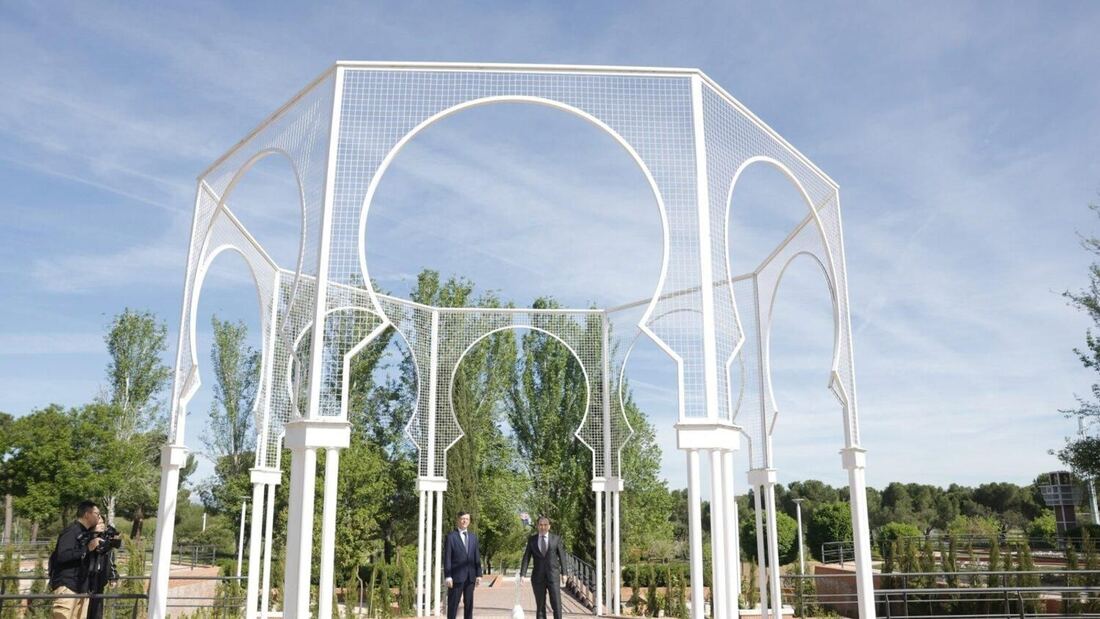 Madrid culmina la rehabilitación del jardín árabe del Juan Carlos I tras los daños de Filomena