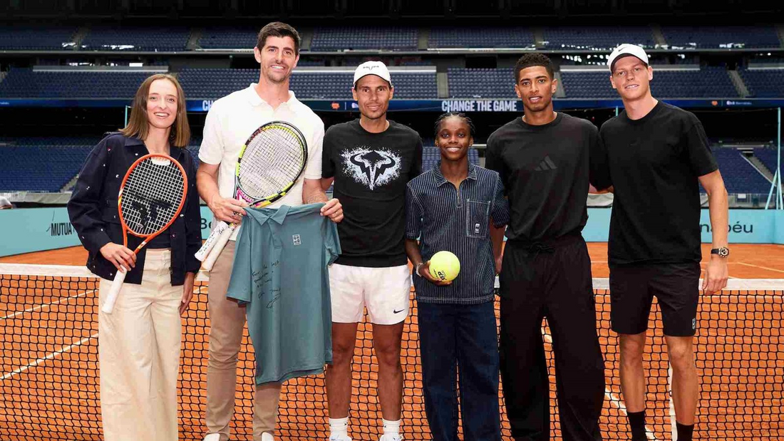El Mutua Madrid Open estrena una pista de entrenamientos en el Bernabéu