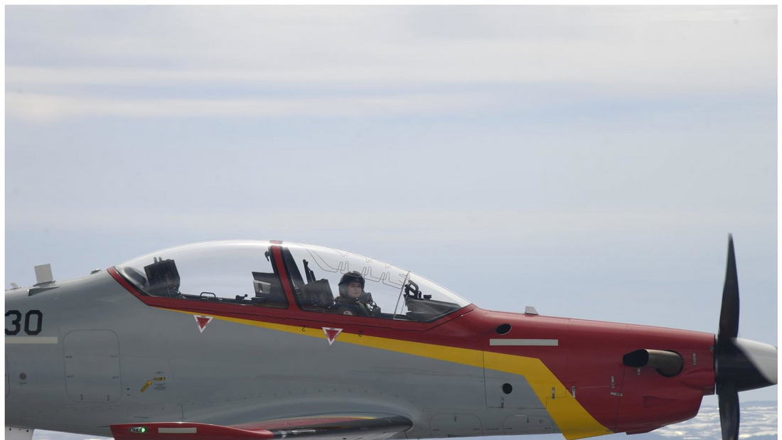 La Princesa Leonor completa su segundo vuelo en solitario en la Academia del Aire