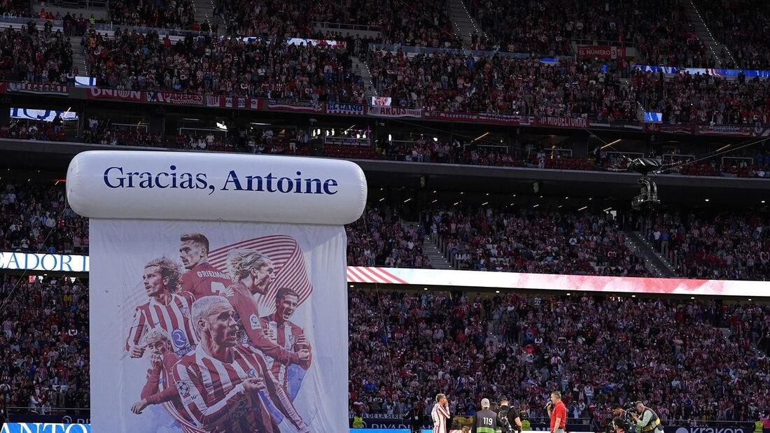Griezmann se despide del Metropolitano entre lágrimas y ovaciones