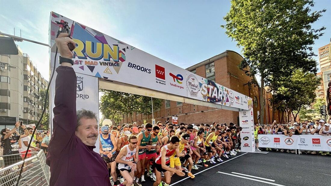 La Madrid Vintage Run reúne a 10.000 corredores entre Tetuán y Usera