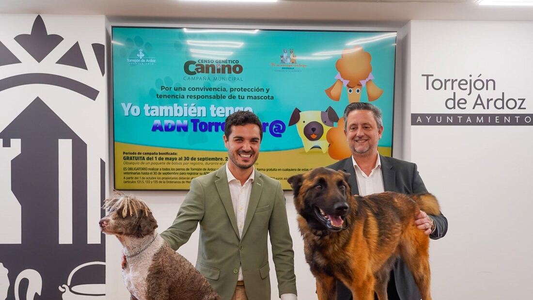 Torrejón implanta el ADN canino para reducir los excrementos en la calle