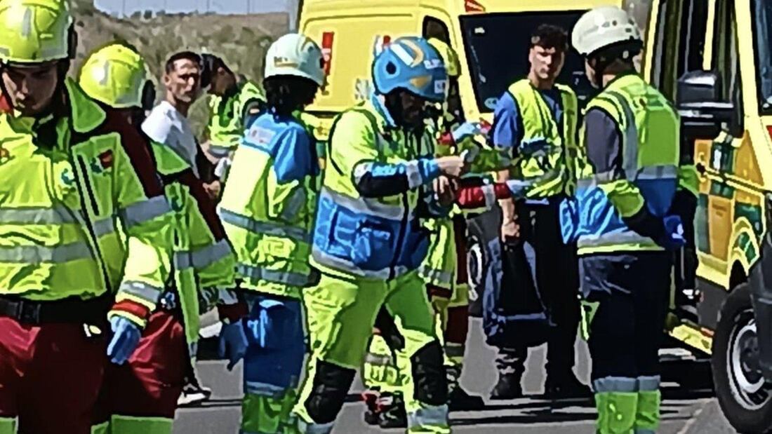 Cinco personas heridas, una de ellas grave, tras una colisión de cuatro vehículos en la M-50 en Paracuellos