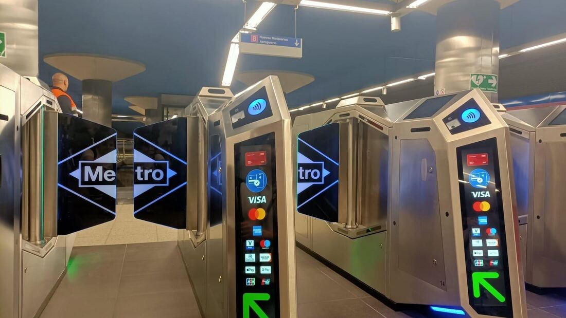 El pago con tarjeta en Metro de Madrid suma 118.000 operaciones en sus diez primeros días