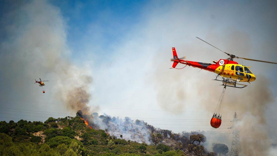 Sanidad recomienda mascarilla FFP2 para protegerse del humo de incendios