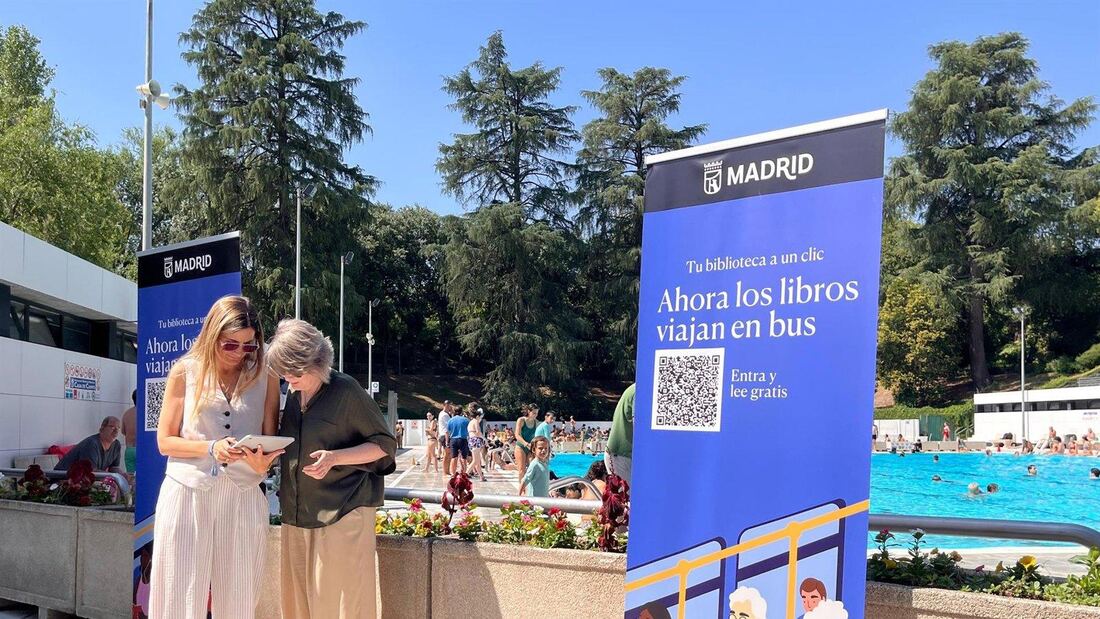 Madrid lleva once clásicos literarios a sus piscinas con códigos QR