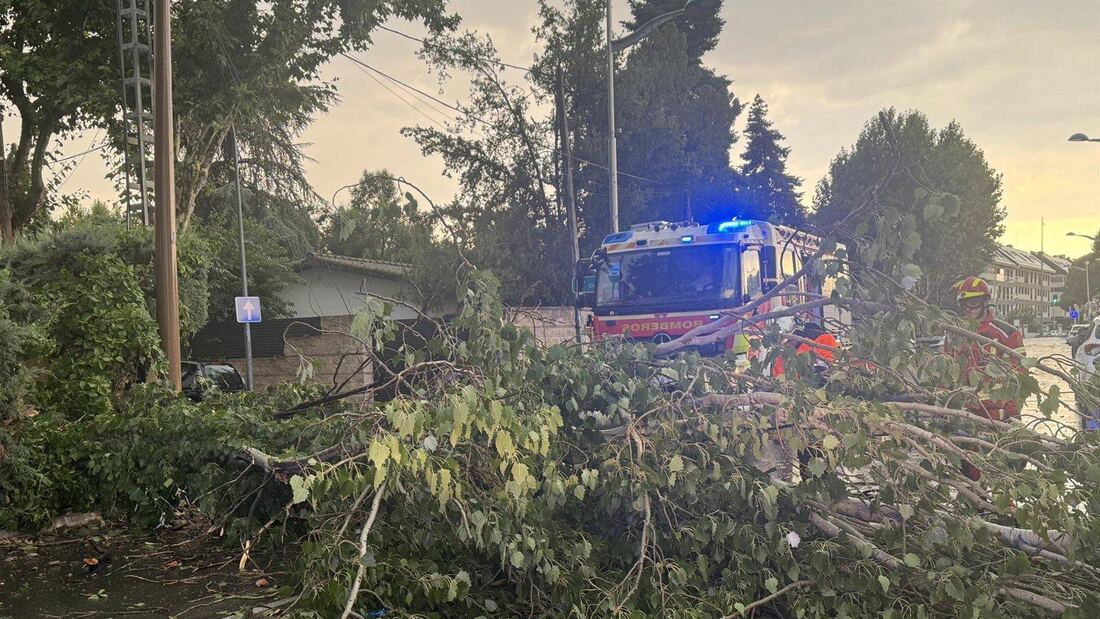 Una tormenta sorprende a Madrid con 92 intervenciones