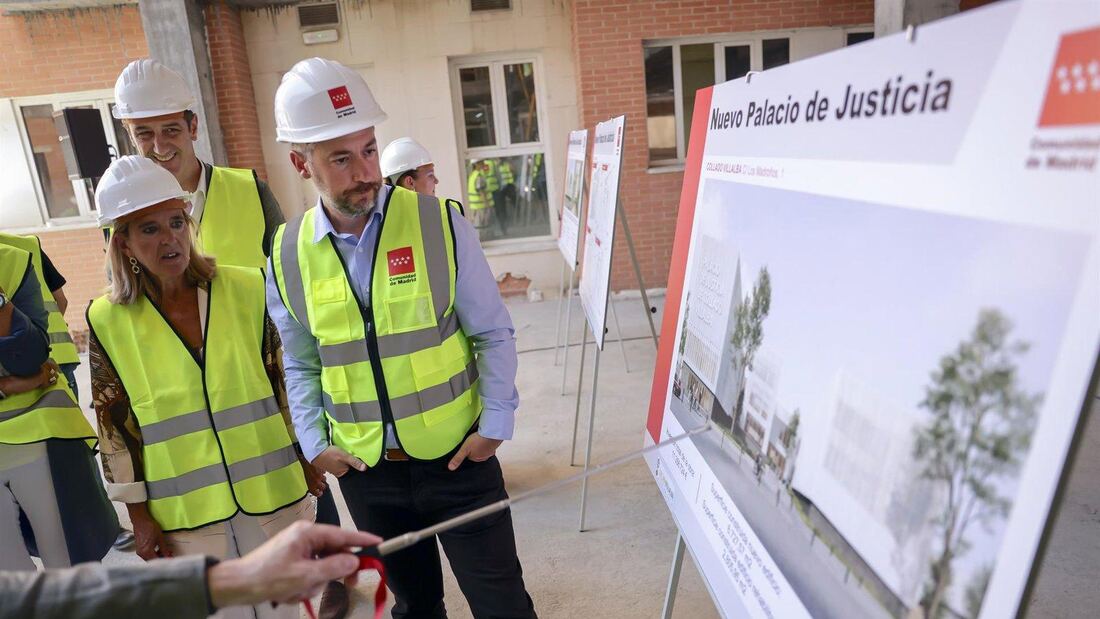 Avanzan las obras de los nuevos juzgados en Collado Villalba