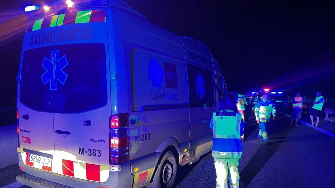 Siete heridos, dos graves, en un accidente de tráfico en la A-5