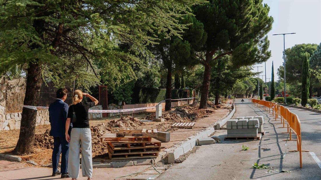 Las Rozas mejora la accesibilidad en la Avenida de Atenas