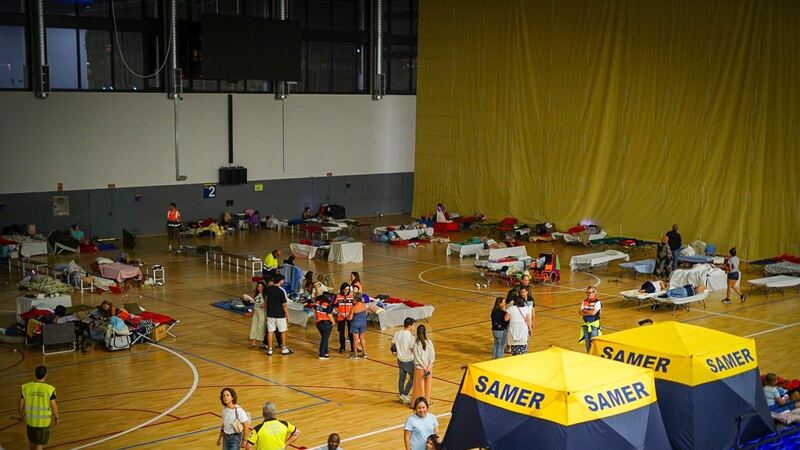La Marazuela acoge a más de 300 evacuados en el segundo punto de acogida